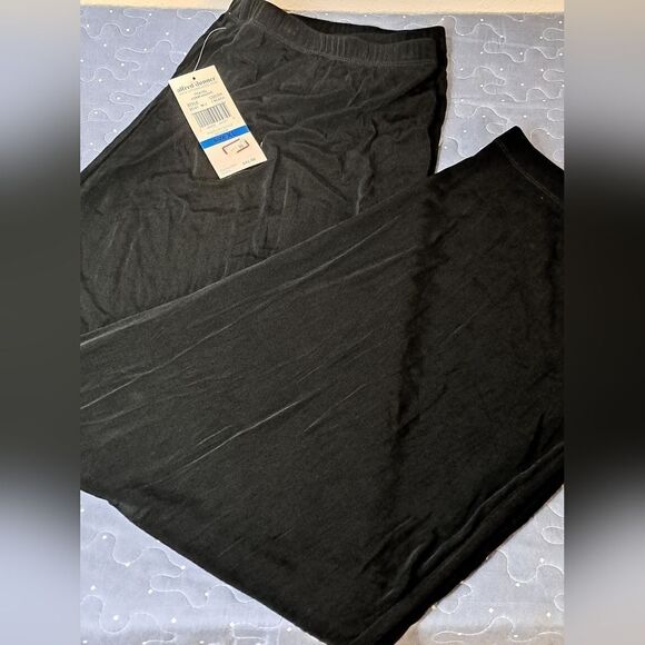 Alfred Dunner Pants - Alfred Dunner black travel companions travel pants size XL NWT